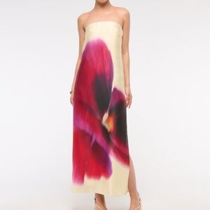 Abercrombie Julia Strapless Slip Maxi Dress